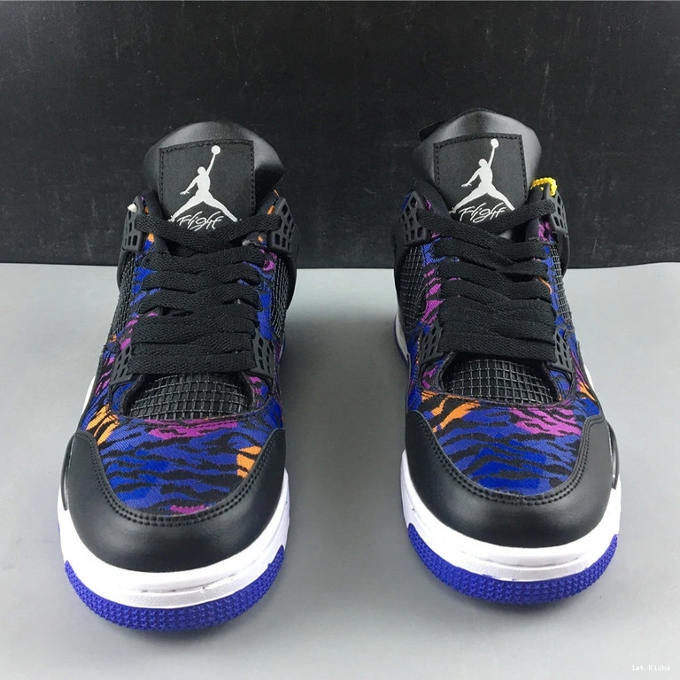 Retro 4 BQ9043-005 Violet - Black Rush (GS) Jordan 0509